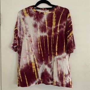 Verge Girl tie-dye tee (part of a set)